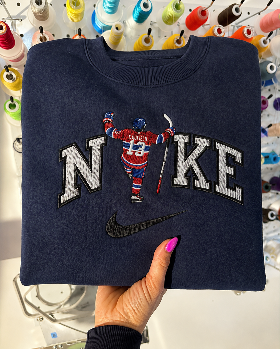 Hoodie brodé Caufield - Canadiens⚜️